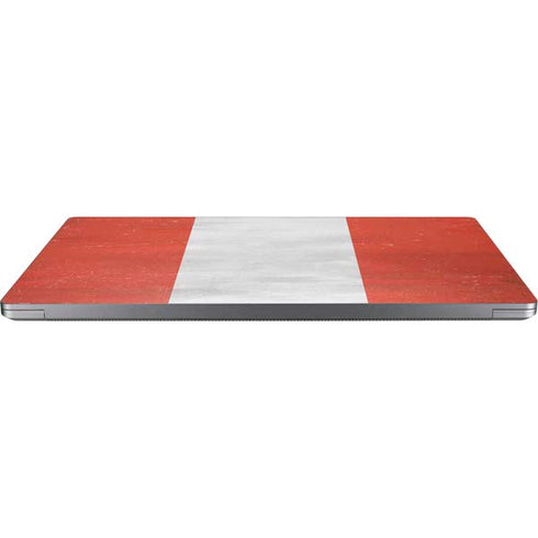 Peru Flag Distressed Universal Laptop 14in (11.4 x 8.2in) Skin